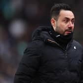 Roberto De Zerbi, Manager of Brighton & Hove Albion, will be on the road to Leeds United in the Premier League this Saturday