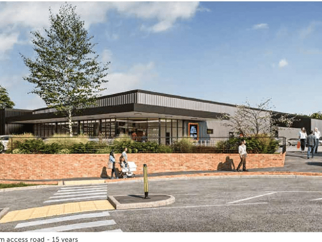 Plans submitted for new Aldi supermarket in Polegate