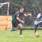 Burgess Hill and Erith & Belvedere do battle with each other - and a downpour | Picture: Chris Neal