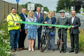 The official opening of the A259 duel carriageway scheme between Angmering and Littlehampton. Picture: county council