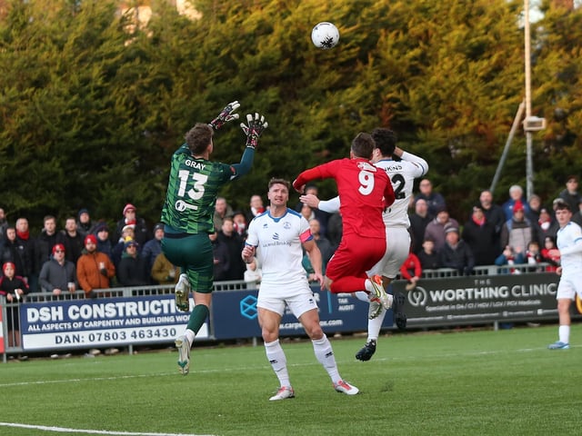 Worthing take on Chelmsford City in the National League South at Woodside Road