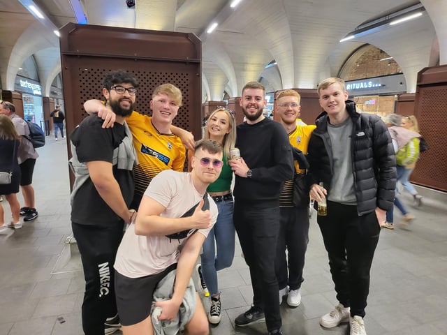 At London Bridge fans were excited