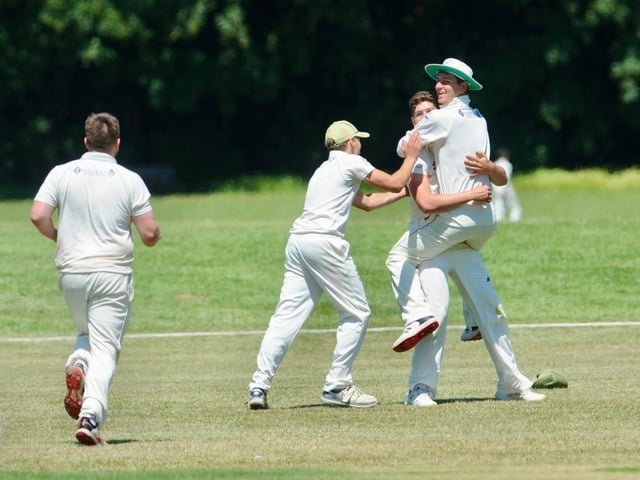 Action from Chippingdale v Broadwater CC in Division 4 West of the Sussex Cricket League