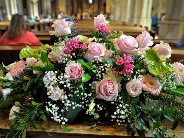Arundel Cathedral is celebrating the feast of Corpus Christi with the magnificent festival of flowers which started 150 years ago, featuring a world famous Carpet of Flowers in the central aisle of the Cathedral. Pic S Robards SR2306071