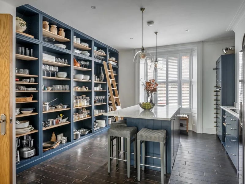 The stylish interior takes inspiration from classic and contemporary design philosophies alike.