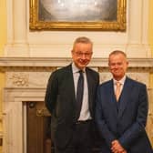 Michael Gove MP with Martin Garry