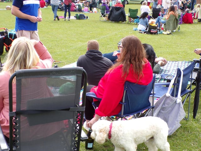 Families came together to celebrate the Queen's Platinum Jubilee with a picnic, games and dog show at the Allman Centre in Cowfold on Sunday, June 5