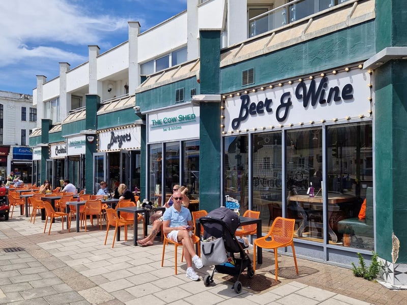 The Cow Shed is in the heart of the town centre and right opposite Worthing Pier