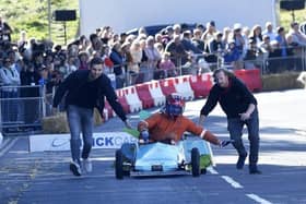 Organisers of Eastbourne’s Soapbox Race are planning to call time on the Wacky Races style event, unless enough sponsorship can be found within a month. Picture: Jon Rigby