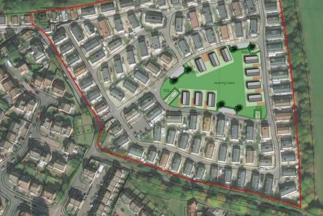 Proposed new site layout at Eastbourne Heights (Credit: Wealden planning portal)