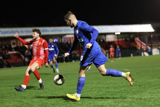 Action from Worthing's defeat at Welling United