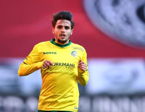 George Cox in action during the Eredivisie match between PSV Eindhoven and Fortuna Sittard at Philips Stadion in 2020. Picture by Dean Mouhtaropoulos/Getty Images