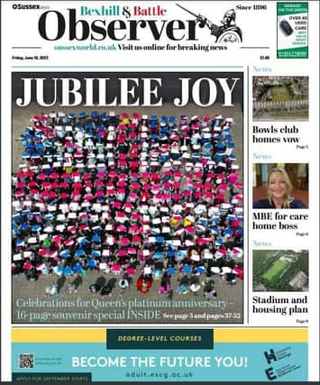 Don’t forget to pick up your Bexhill and Battle Observer every Friday for all your local news and opinion plus eight pages of puzzles and sport.