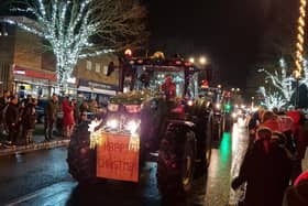 The Arundel Illuminated Tractor Run visited Rustington for the first time in 2025