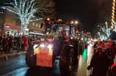 The Arundel Illuminated Tractor Run visited Rustington for the first time in 2025