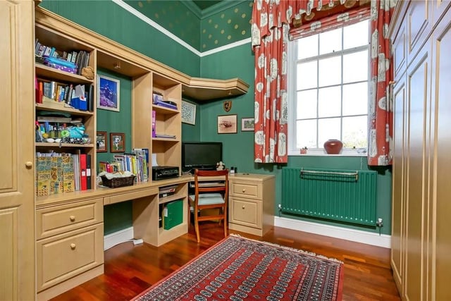 The study can be used as a second bedroom.