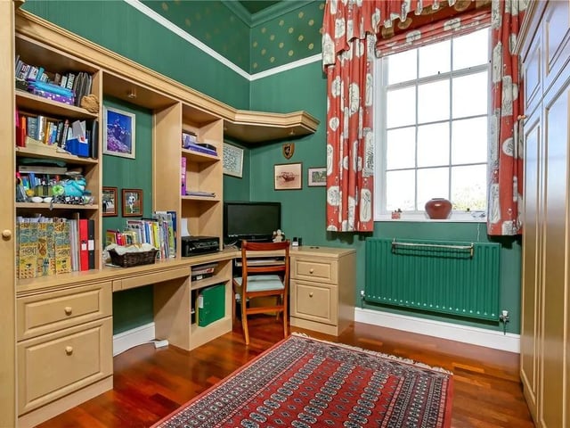 The study can be used as a second bedroom.