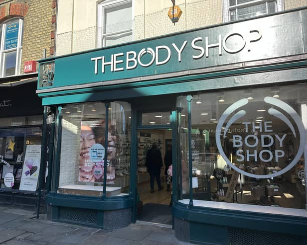 The Body Shop has 200 stores across the UK. Photo: Connor Gormley.