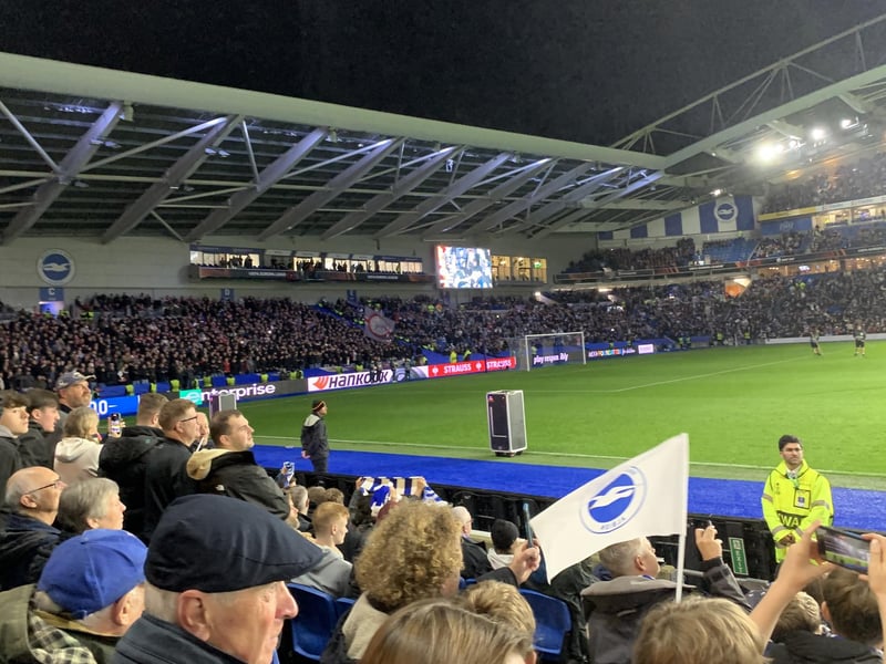 Five minutes to kick-off, the stage is set.
