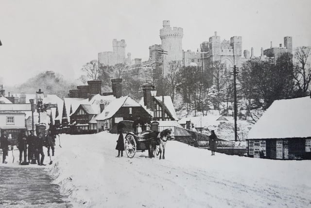 Snow added its magic at Christmas 1908 - this picture was taken on December 30