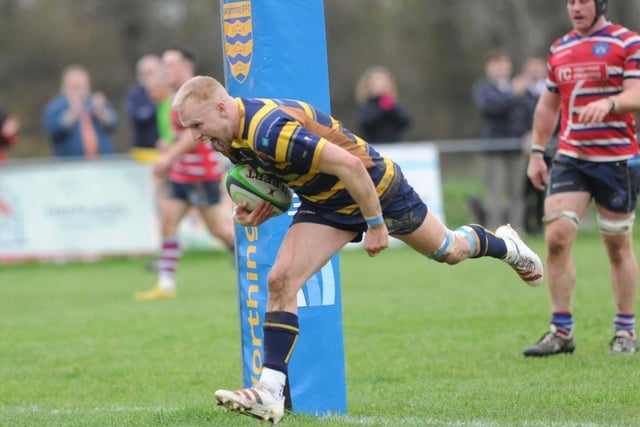 Action from Worthing Raiders' 46-34 home victory over Tonbridge Juddians in National two east