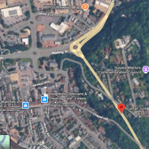 Road closures on the A26 are in place from the Southerham roundabout through to the Cuilfail Tunnel, which is closed in both directions at the Malling Street roundabout (Image: Google Maps)