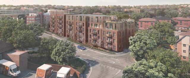 CGI of proposed new flats (Image: Frontier Estates)