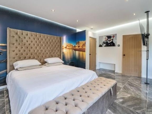 Another of the property's double bedrooms