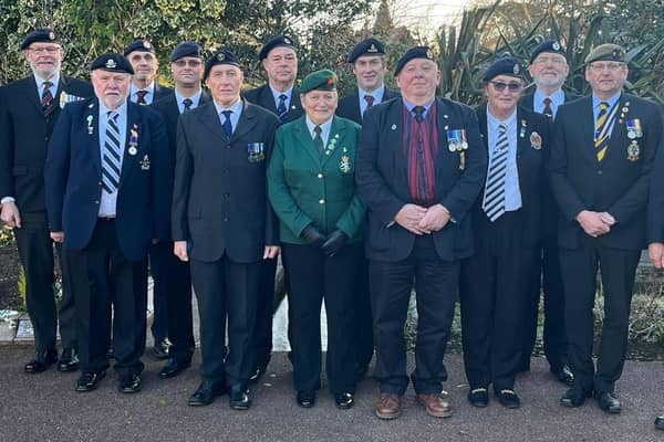 In January, Eastbourne and District Veterans CIC and the Eastbourne branch of the Royal British Legion (RBL) sent off local resident and veteran, Gilbert Robeson, who passed away in December. Picture: Lisa Cosham