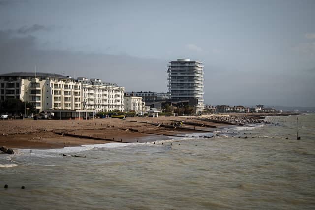 The slowest selling areas for property in the Worthing, Eastbourne, Lewes and Brighton areas have been revealed.
