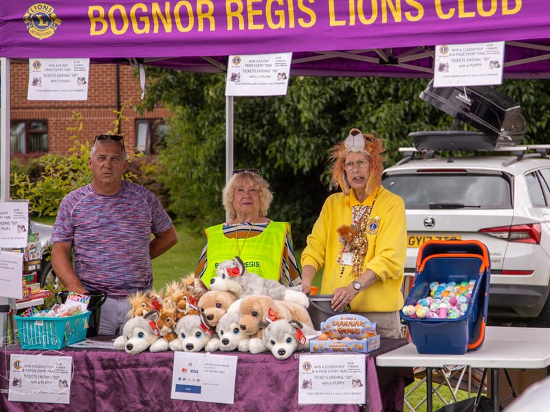 The Bognor Regis Lions Club at this year's village fete.