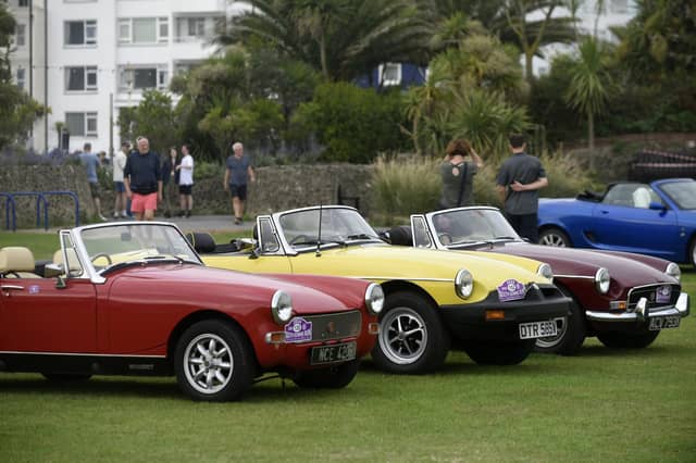 MG owners South Downs Run 2024 (Photo by Jon Rigby)