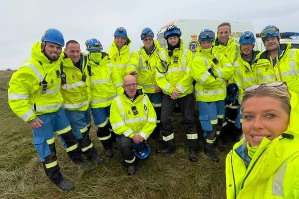 The Eastbourne and Birling Gap Coastguard teams. Photo: Eastbourne Coastguard