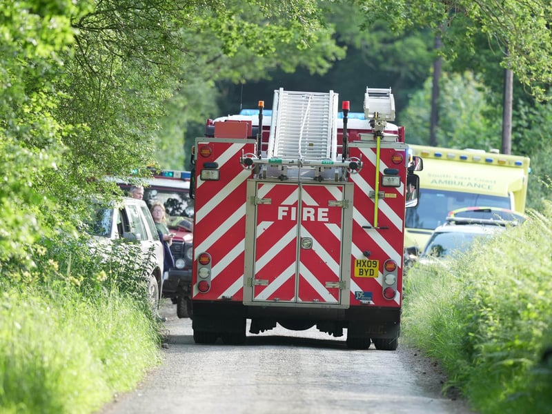 An aircraft has reportedly crashed in Barlavington – four miles south of Petworth in the Chichester district.