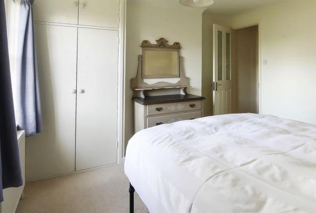 The two double bedrooms offer pretty views
