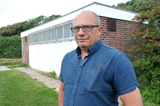 Kevin Baker is concerned about the installation of CCTV in the male toilet at Goring Gap. SR23081001  Photo S Robards/National World