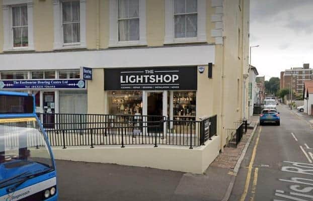 The Lightshop in South Street, Eastbourne. Picture from Google Street Maps