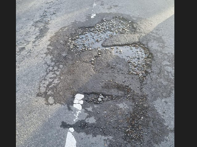 Teresa Mitchell said: "These 2 on Hardwick Road are horrendous. Especially the debris that comes out of them." (photo by Teresa Mitchell)