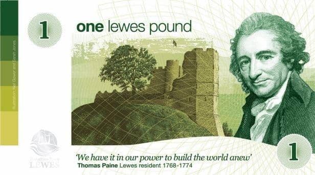An image of the Lewes Pound from