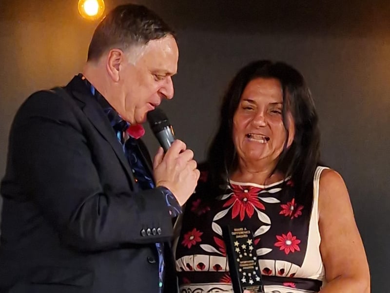 Diane Guest wins the Make a Difference Award