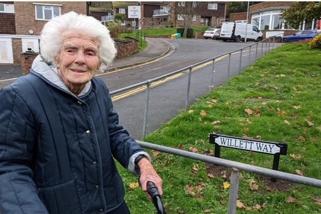 Joan has had a road named after her