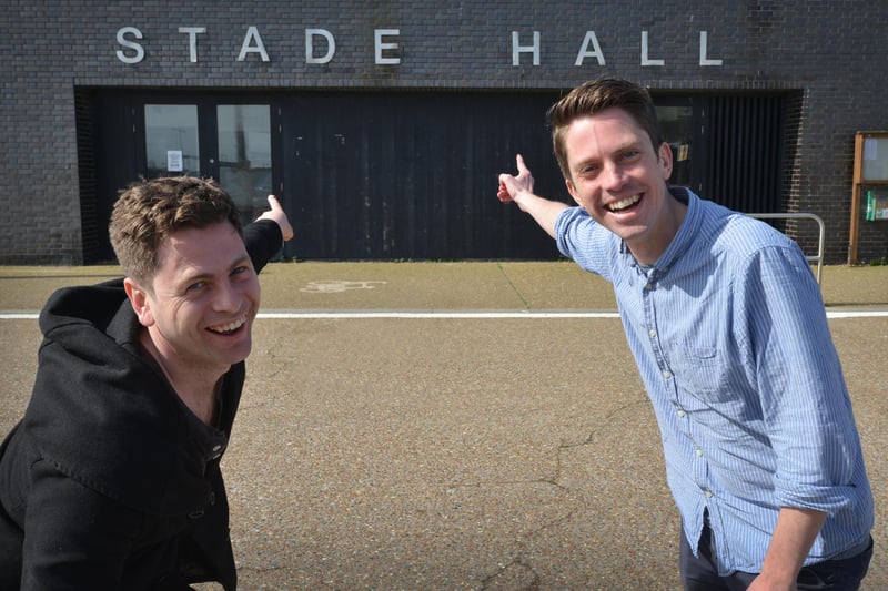 Co-Creative Directors of Spun Glass Theatre in Hastings: Ross Drury (left) and Dan Hutton.