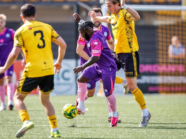 Cray Wanderers v Eastbourne Borough, Isthmian Premier