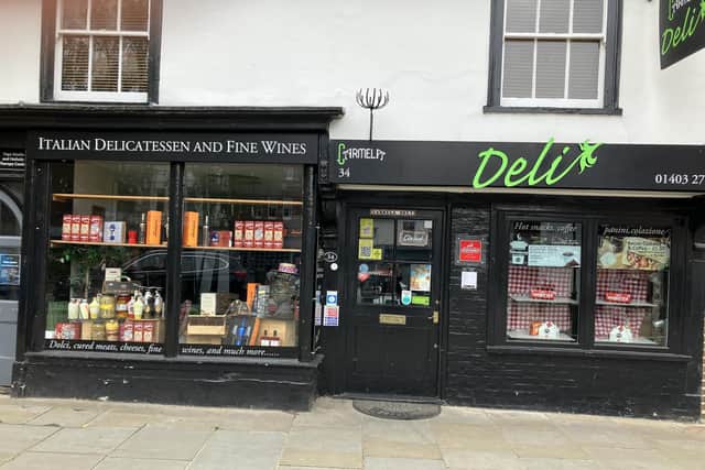 Carmela Deli in Horsham's Carfax has been forced to close following flooding after heavy rain