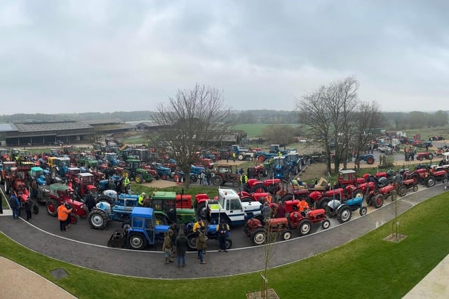 Charity Tractor Run. Pic by Ethan Jarvis-Baker