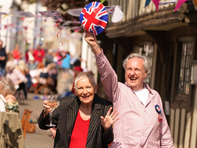 Coronation street party in Tarring High Street
