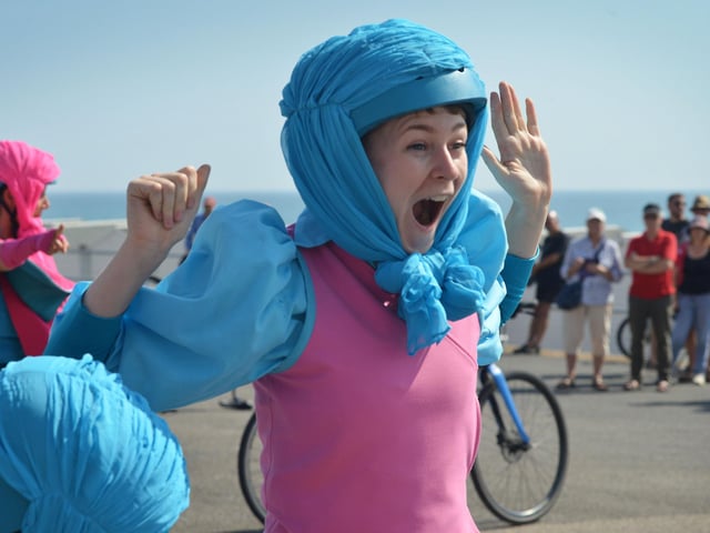 Sussex Blazing Saddles perform in Bexhill on Sunday September 10 2023.
