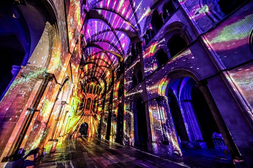 Chichester950 Light Experience at Chichester Cathedral
