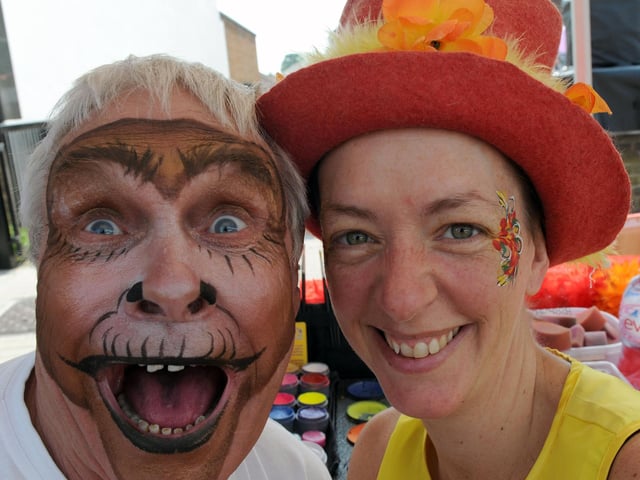 Peter Halls and Naomi Gay in Lancing in 2010