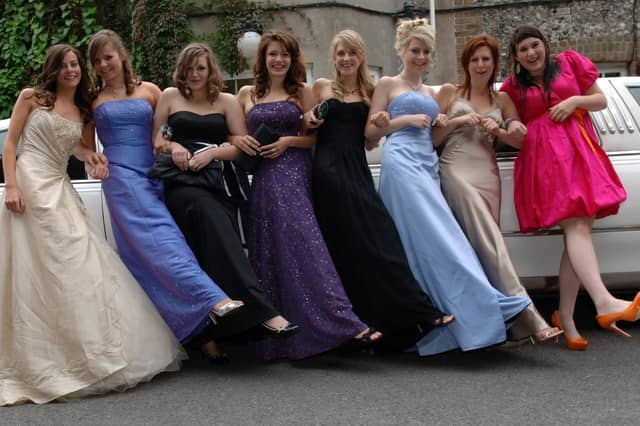 The Davison High School prom at Highdown Towers in June 2008